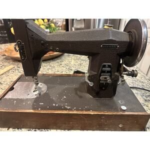 Antique Kenmore Rotary Sewing Machine Model 117 205 With Light And Pedal